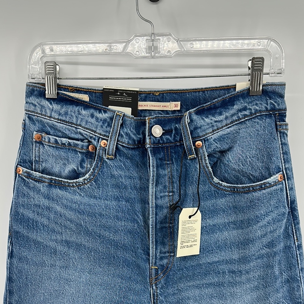 Levi's Jeans - Blue Ribcage straight - Picture 2 of 15